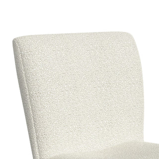 Cambrie - Upholstered Swivel Bar Stool With Boucle (Set of 2) - Beige / Natural