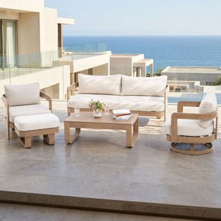 Swivel Chair For Patio - Oak