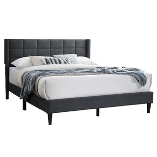 Bed Upholstered Box Design Headboard