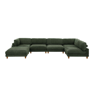 Modern Modular Sectional With Adjustable Back Support