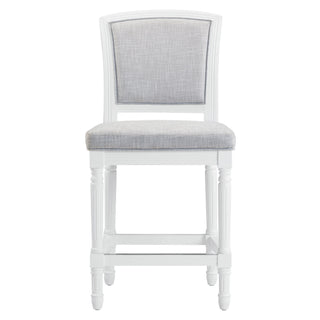 Stool With Upholstered Seat And Back