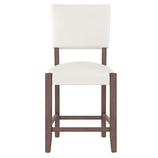 5 Piece Counter Height Dining Set With 4 Upholstered Chairs