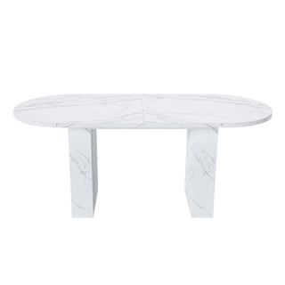 Modern Farmhouse Oval Dining Table With Slim Base