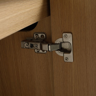 Wall-Mounted Bathroom Vanity With Resin Sink And Soft Closing Doors