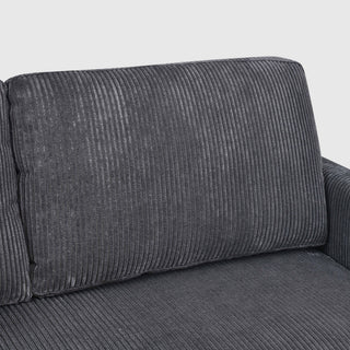Upholstered Loveseat With Arms And Pillows
