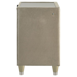 Mika - 2 Drawer LED Nightstand With USB