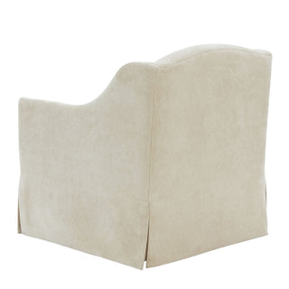 Luisa - Skirted Swivel Accent Chair