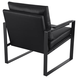 Goldbriar - Upholstered Track Arm Accent Chair - Black