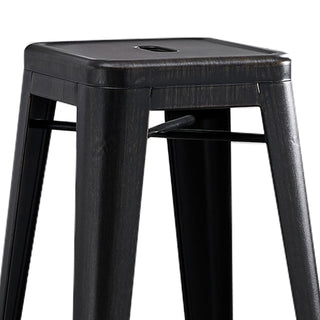 Backless Bar Stools (Set of 2) - Black