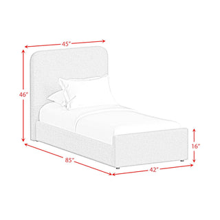 Stellar - Upholstered Bed With 13 Slats