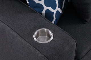 Cooper - Sectional Sofa With Ottomans And Cupholder