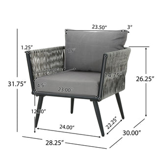 Oceanus - Chat Set Chair - Gray