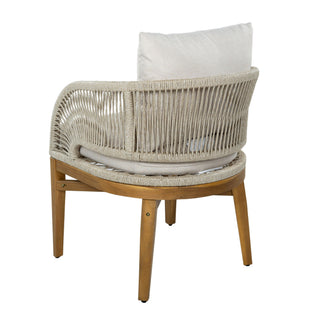 Outdoor Dining Chairs With Cushion (Set of 2)