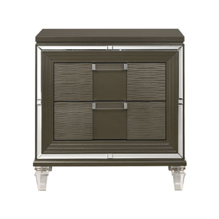 Twenty Nine - 2-Drawer Nightstand With USB - Dark Brown