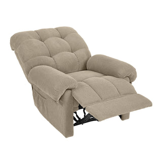 Manual Recliner, Padded Footrest