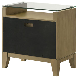 Menlo - 2 Drawer Nightstand - Pine Wood