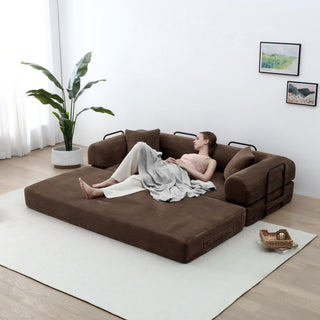 Convertible Foldable Floor Sofa Bed For Living Room