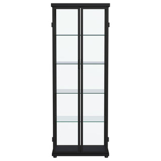 Nevra - 4 Shelf Display LED Curio Cabinet