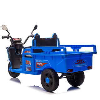 12V Kids Electric 3 Wheel Cargo Truck With LED Lights & Music