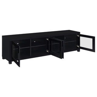 Arnaud - 4 Door TV Stand - Black