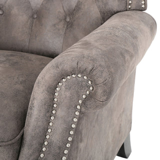 Modern Manual Push Back Recliner Chair