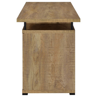 Swan - 2 Drawer Computer Desk - Mango Color