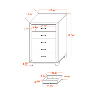 Urban - 5 Piece Set With Bookcase