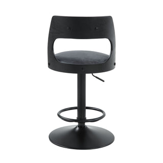 Sabi - Adjustable Stool With Swivel - Dark Brown