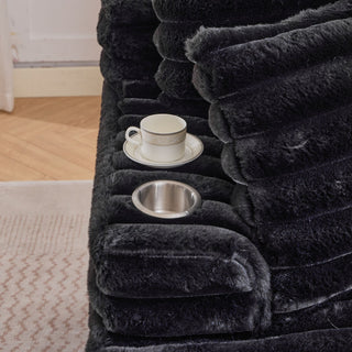 Oversized Chaise Lounge Chair Indoor With Pillows For Living Room
