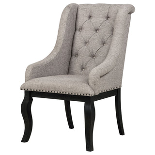 Kinzler - Arm Chair (Set of 2) - Tan / Black
