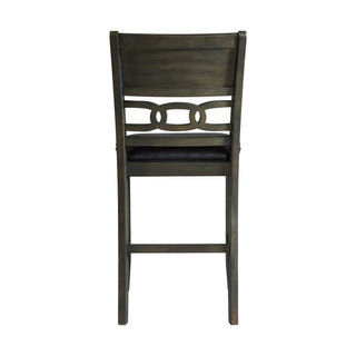 Amherst - Counter Side Chair With PU Cushion (Set of 2) - Gray Finish