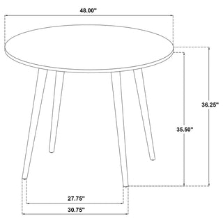 Waverly - Round Counter Height Dining Table - Light Ash