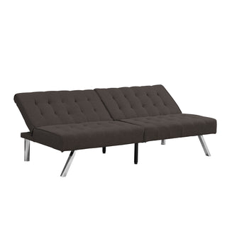 Modern Sofa Bed With Wood Frame And Stainless Legs