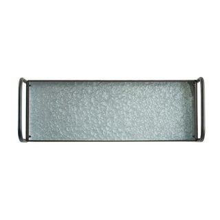 Homestead Galvanized Shelf Display 3 Tier - Metallic Gray