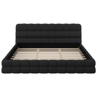 Upholstered Platform Bed With Headboard