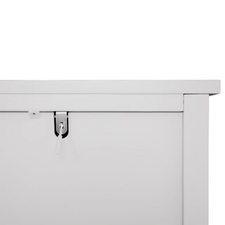 3 Drawer Cabinet, American Furniture, Suitable For Bedroom, Living Room - Light Gray