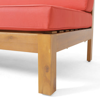 Brava - X Back Corner Bench With Coffee Table