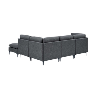 Upholstered Modular Sectional & Tall Legs