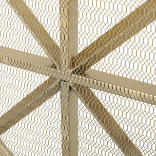 Margaret - 3 Panel Fireplace Screen Iron