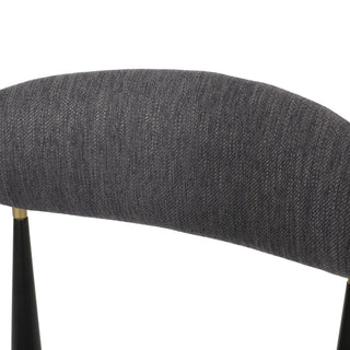 Upholstered Bar Stools (Set of 2) - Charcoal