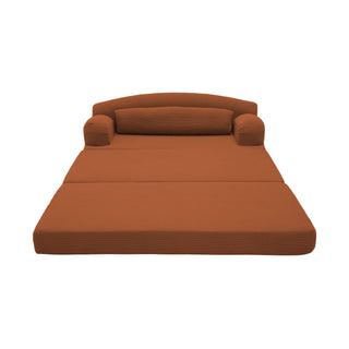 2 Seater Sofa Bed, Compact Foldable Floor Couch