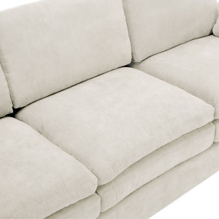 Cozy Upholstered Cushion Armchair For Living Room