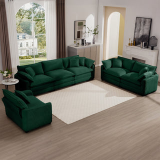 Elegant Oversized Sectional Sofa Set With Deep Seats And Flexible Layout