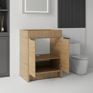 Freestanding Bathroom Vanity Cabinet With Soft Close Doors, Cabinet Only