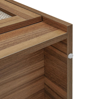 Modern Storage Closet For Bedroom, Entryway, Or Living Room - Walnut