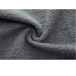 Modern Floor Sofa, With 2 Pillows, Convertible Teddy Fabric Foam Filled Bed