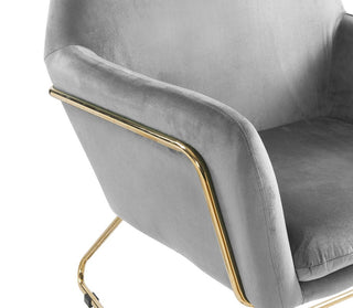 Keira - Accent Chair With Metal Base