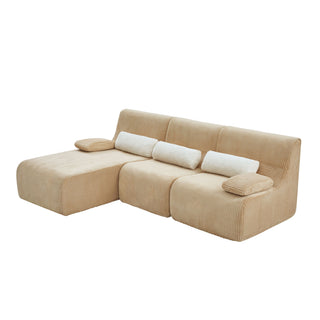 Oversized Sectional Sofa, Living Room Seating With Modular Design