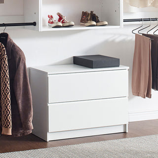 Devi - Wall Mounted Wood Closet System With Modular Units