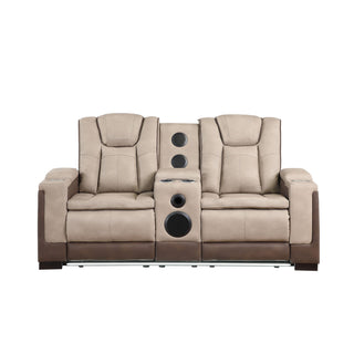 Bruno - Power Reclining Loveseat With Bluetooth Speakers